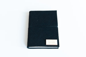 Zápisník čisté strany veľkosť A6/A5, čierny