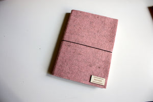 Zápisník čisté strany veľkosť A6/A5, staroružový melír